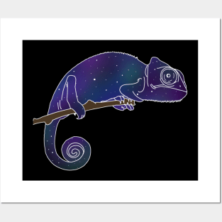 Out of space chameleon Posters and Art